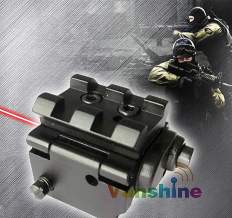 

650nm 300m Mini High quality Tactical Red Dot Laser sight Scope 28x26mm DC 4.5V Dual Weaver Rail Mount Compact