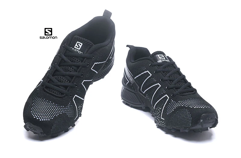 

2019 Cheap Salomon Speed Cross 3.5 CS Fly line Black Color Running Shoes Comfortable Male Walking Sport Sneakers eur 40-45