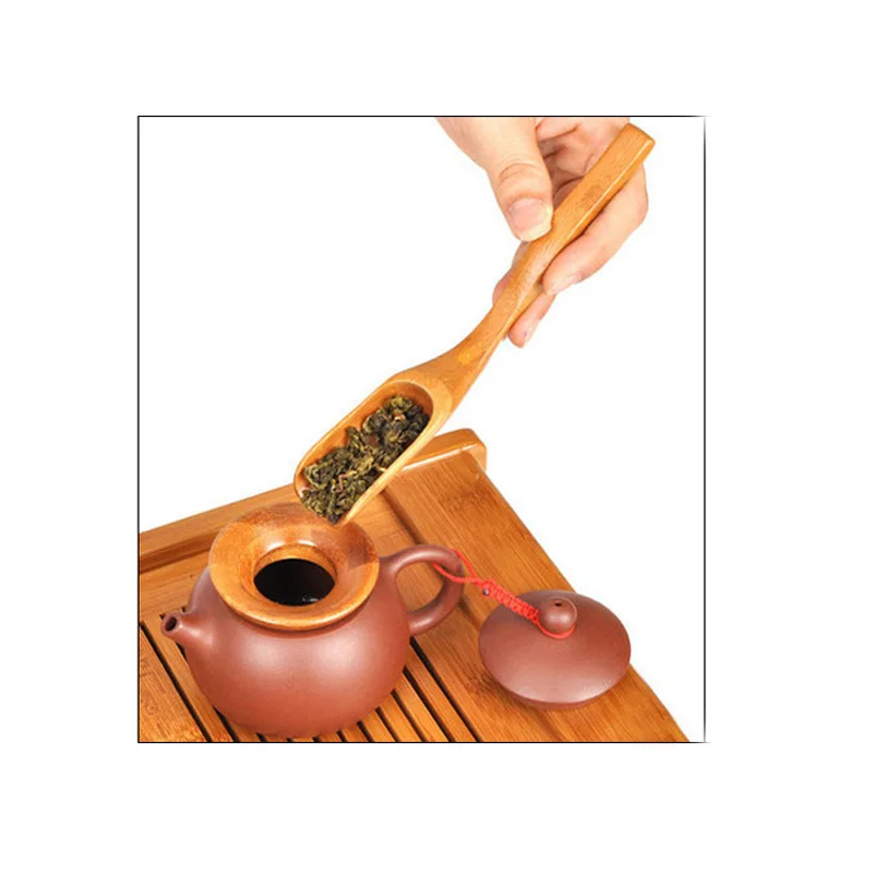 BalleenShiny Новая натуральная бамбуковая чайная ложка меда соуса Suger деревянные ложки для кофе совок чайная посуда кухонные принадлежности Посуда