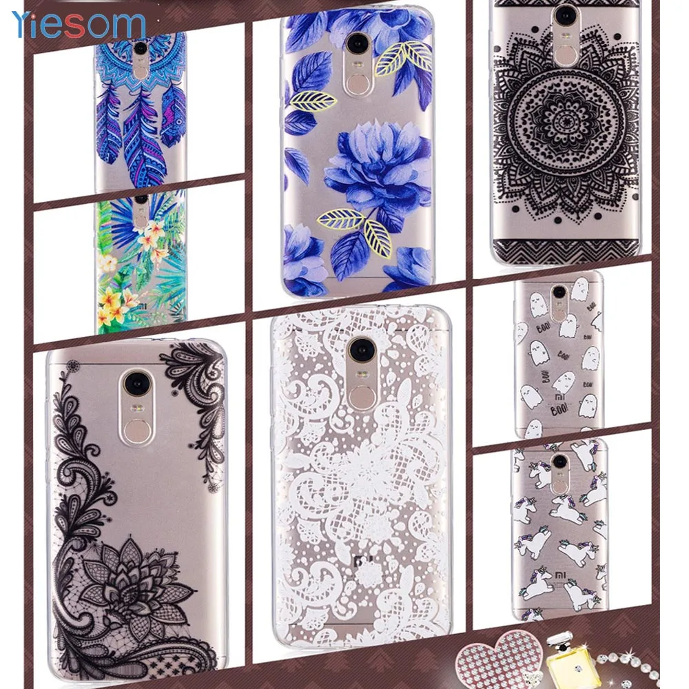 Case For Xiaomi Redmi 5 Plus Patterned Printing Xiomi Redmi 5 Soft TPU Silicone Cover Phone Case For Xiaomi Redmi 5 5 Plus Coque