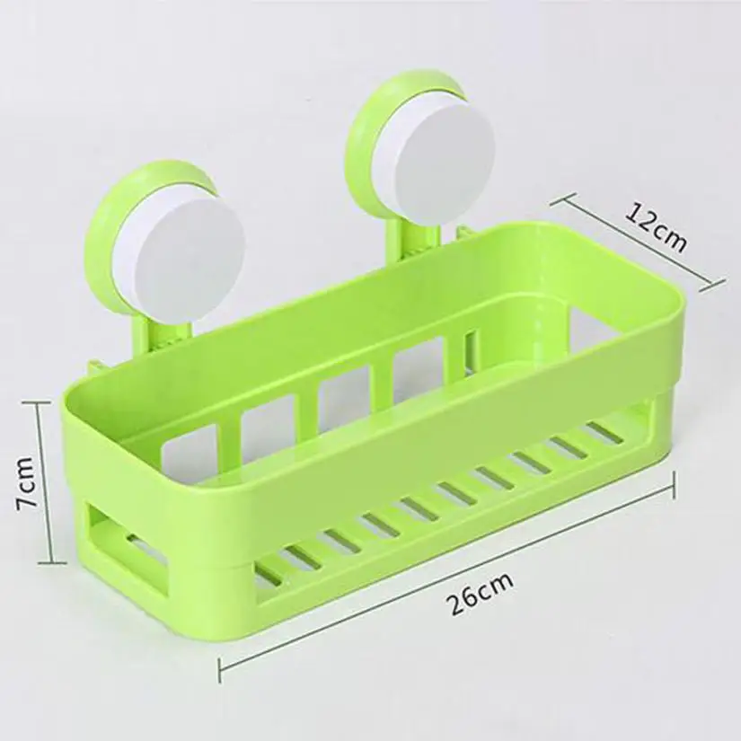 المطبخ الحمام منظم تخزين منظم رف حامل أداة لل مطبخ الحمام الجرف دش العلبة سلة المصاص كأس t27