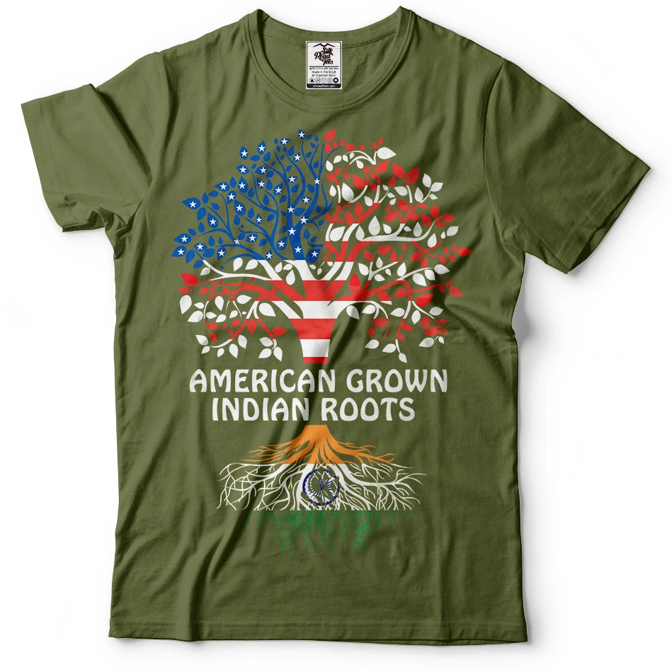 India T-Shirt Indian Roots Diaspora Patriotic Tee Shirt (4)