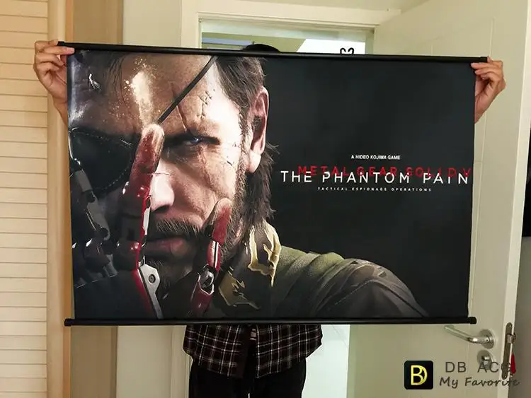 Металлическая Шестерня V:Big Boss HD игровые свитки постер бар кафе домашнее