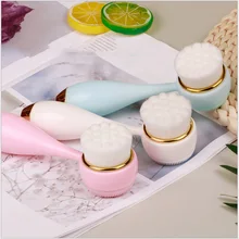 Новое Золотое кольцо маленькая щетка для боулинга стоящая Очищающая щетка двухсторонняя силиконовая мойка артефакт