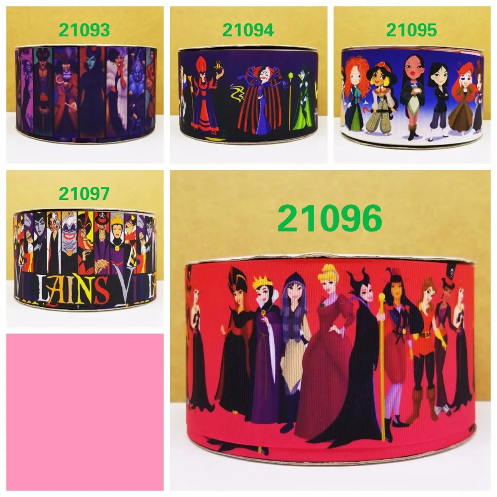 

Free shipping 50 yard cartoon printed grosgrain ribbon 21097