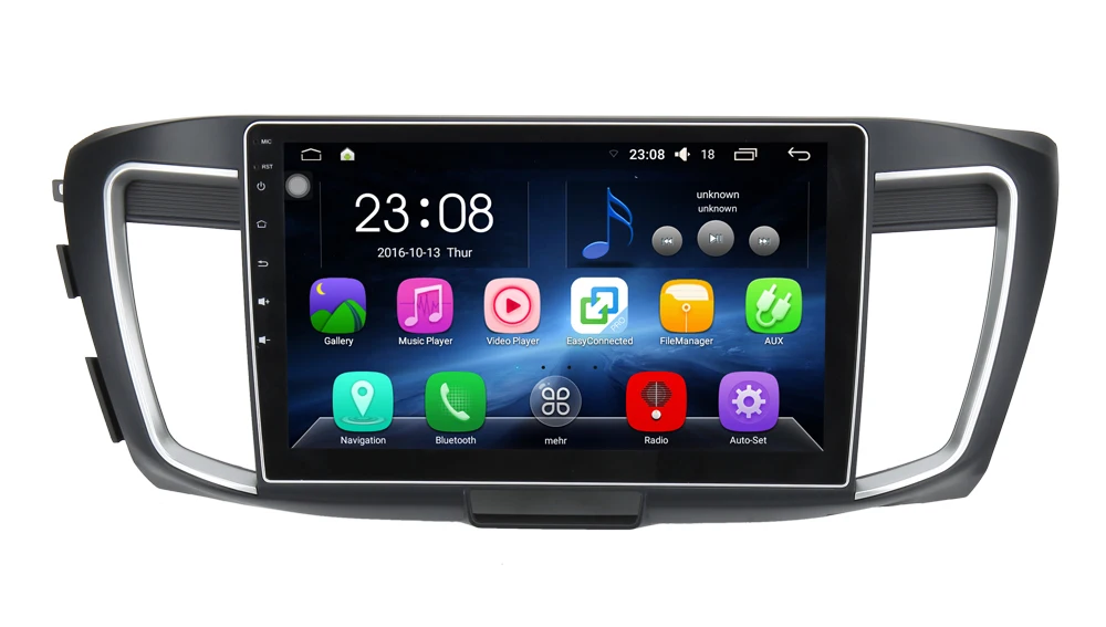 Best 8 Core, 32G ROM, 2G RAM, 10.1 inch Android 6.0 Car GPS Navigation Radio System Stereo Media for Honda Accord 2013 2014 2015 0