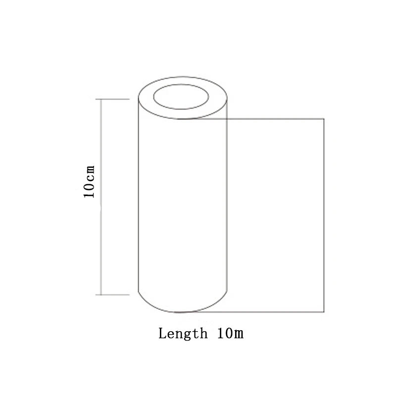 Оберточная лента Торт воротник рулон упаковки 10 м мусс окружающий край прозрачный выпечки Кухонные гаджеты