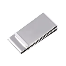 Горячая простой Нержавеющая сталь металлический зажим для денег Модные Серебристые Цвет доллар денежный зажим держатель кошелек для Для мужчин Для женщин высокое качество