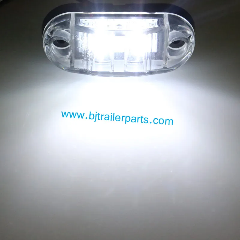 LED side marker light lamp white on_