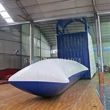Новейшая надувная подушка для прыжков с водяным блоком 7x2 м, мешок для прыжков, надувной водный батут для продажи