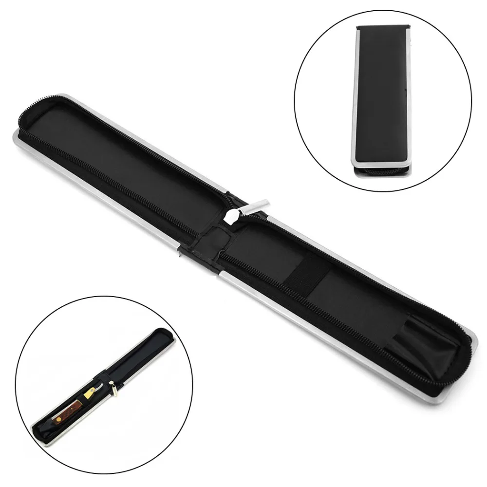 

ZY Men Travel Straight Shaving Razor Pouch Safety Razor Knife Case Holder Barber Shave Beard Imitation Leather