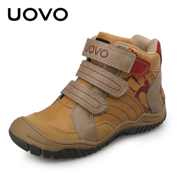 

2018 UOVO New Spring Boys Sport Shoes Children Casual Sneaker For Boys Autumn Outdoor Shoes Kids Solid Sneaker Size 26-36