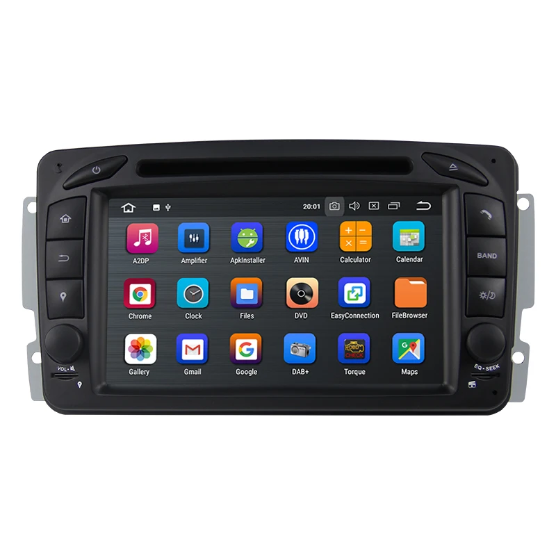 Discount Car Multimedia player Android 8.1 2 Din GPS Autoradio For Mercedes/Benz/CLK/W209/W203/W208/W463/Vaneo/Viano/Vito FM DSP 2