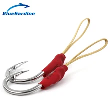 BlueSardine 10 шт. 7,6 г 10 см большие рыболовные крючки с линией качества морская Мормышка помочь рыболовный крючок для морской рыбалки