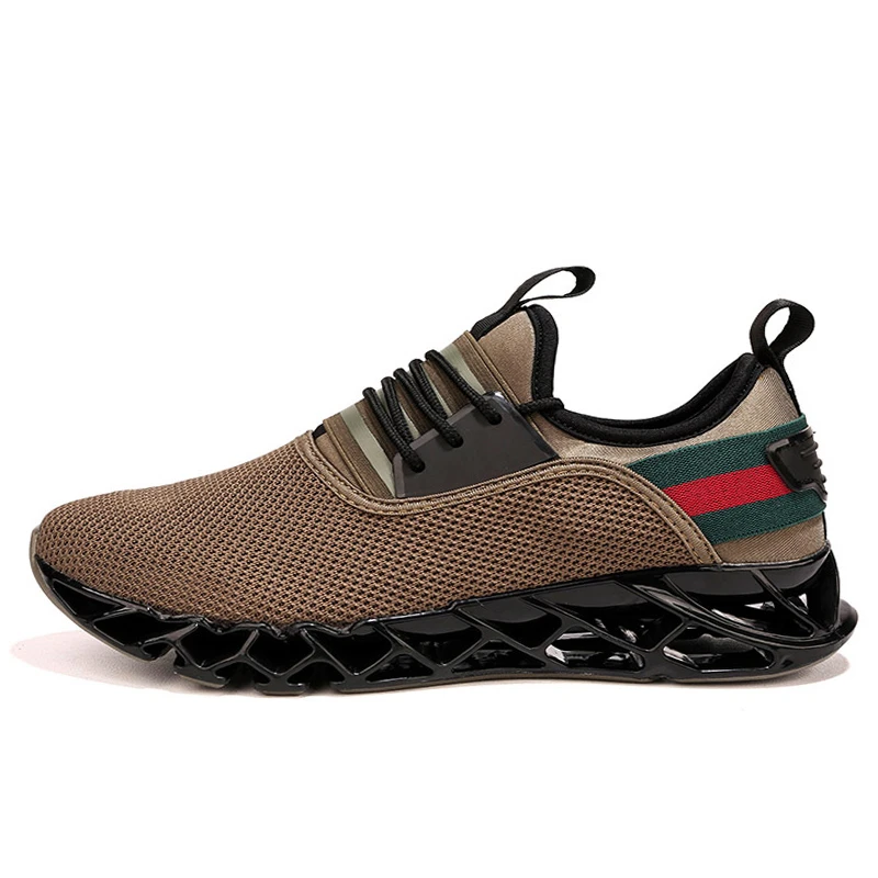 

2018 New Blade Running Shoes For Men Cushioning Men Sneakers Breathable Soft Sport Shoes Trend Outdoor Walking Shoes