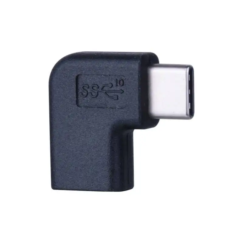 90 градусов прямоугольный адаптер для Huawei Mate 10 P20 Xiaomi Mi 6 USB 3 1 Type C папа-мама USB-C