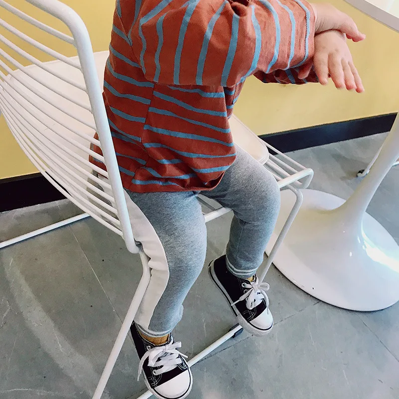 2018 New Children's Active Style Boys Girls Kids Sports Pants Striped Girls Clothes Casual Brief Cotton trousers For Children (5)