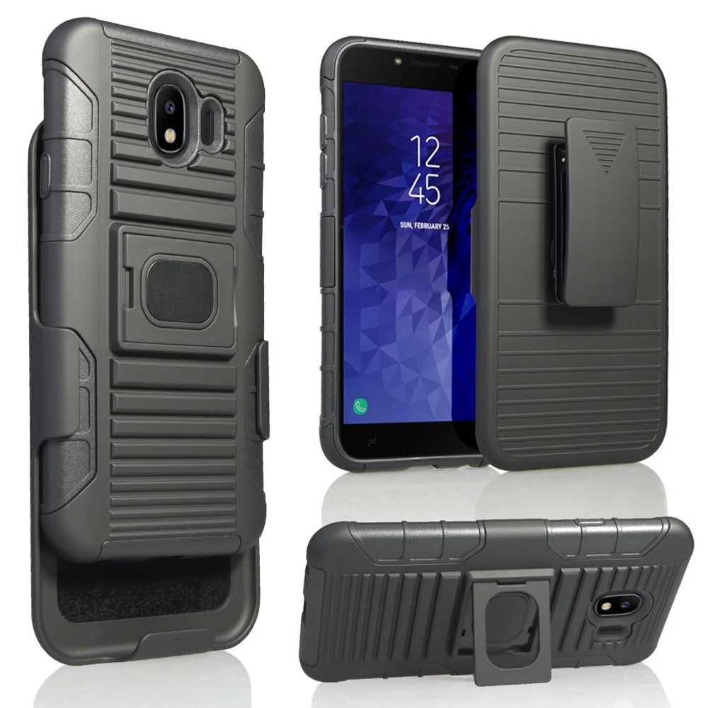 

For Samsung Galaxy J4 2018 J400 J400F EU Case Heavy Duty Armor Case Magnetic Ring Kickstand Belt Clip Swivel Holster Back Cover