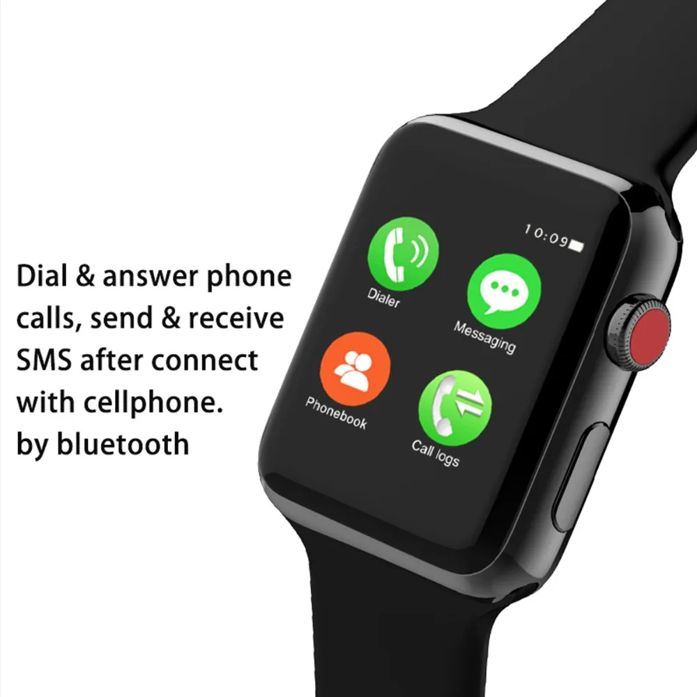 Рождественский подарок умные часы серии 3 Smartwatch Android Apple IOS iPhone Спорт пульсометр W53