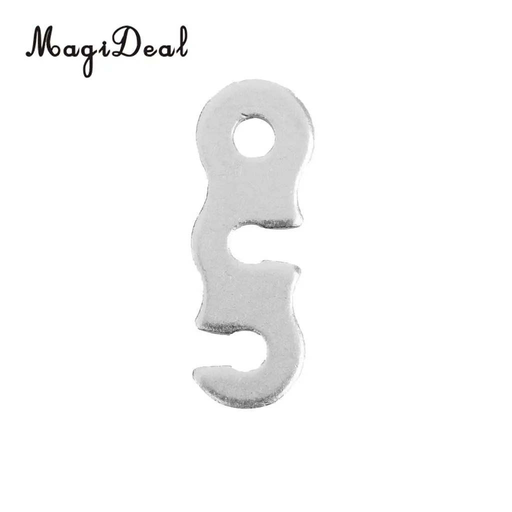 MagiDeal Lightweight 10Pcs Tent/ Awning Guy Line Runner Guyline Rope Lock Tensioner Tools Camping Supplies Tent Accessory Silver