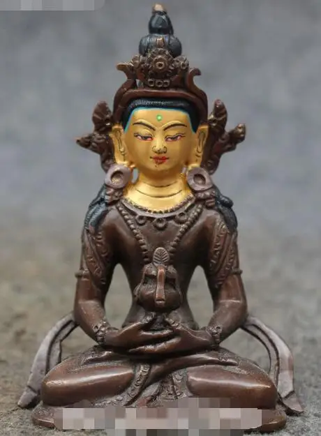 

Tibet Buddhism Bronze Painting Vajradhara Vajrabhairava Goddess Buddha Statue