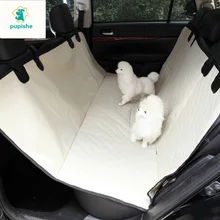 Автомобиля собака перевозчик собака сумка ПЭТ подушки сиденья заднее задняя крышка коврик Водонепроницаемый Anti-slip Складная автомобильные коврики черный гамак