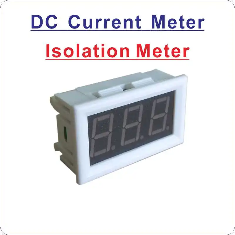 White-Isolation YB27C светодиодный цифровой амперметр постоянного тока измеритель тока ампер тестер постоянного тока 0-10A 20A 50A 100A 200A 300A 500A 1000A амперметр ампер Панель метр - Цвет: White-Isolation