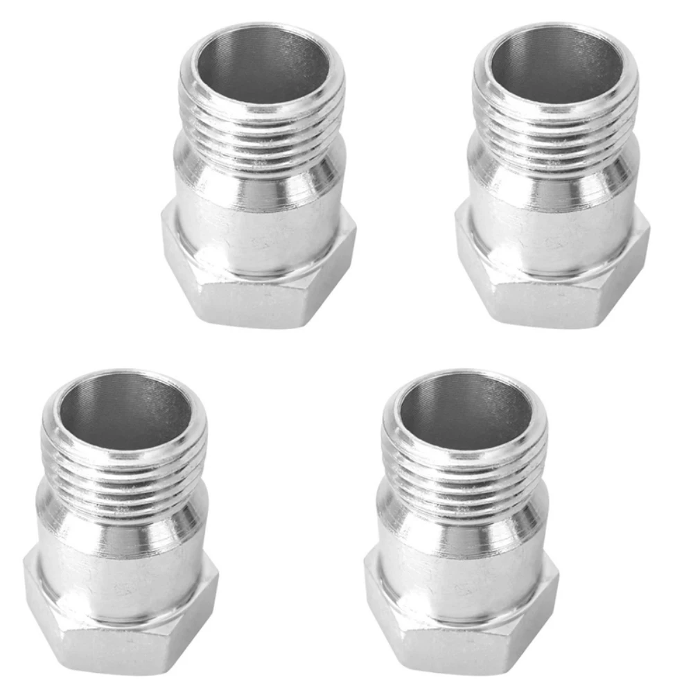 4Pcs M18X1.5 Oxygen(O2) Sensor Test Pipe Extension Spacer Extender