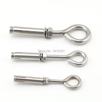 

free shipping M8*119 lifting anchor Stainless steel expansion bolt hardware fastener expansion screws expansion nail