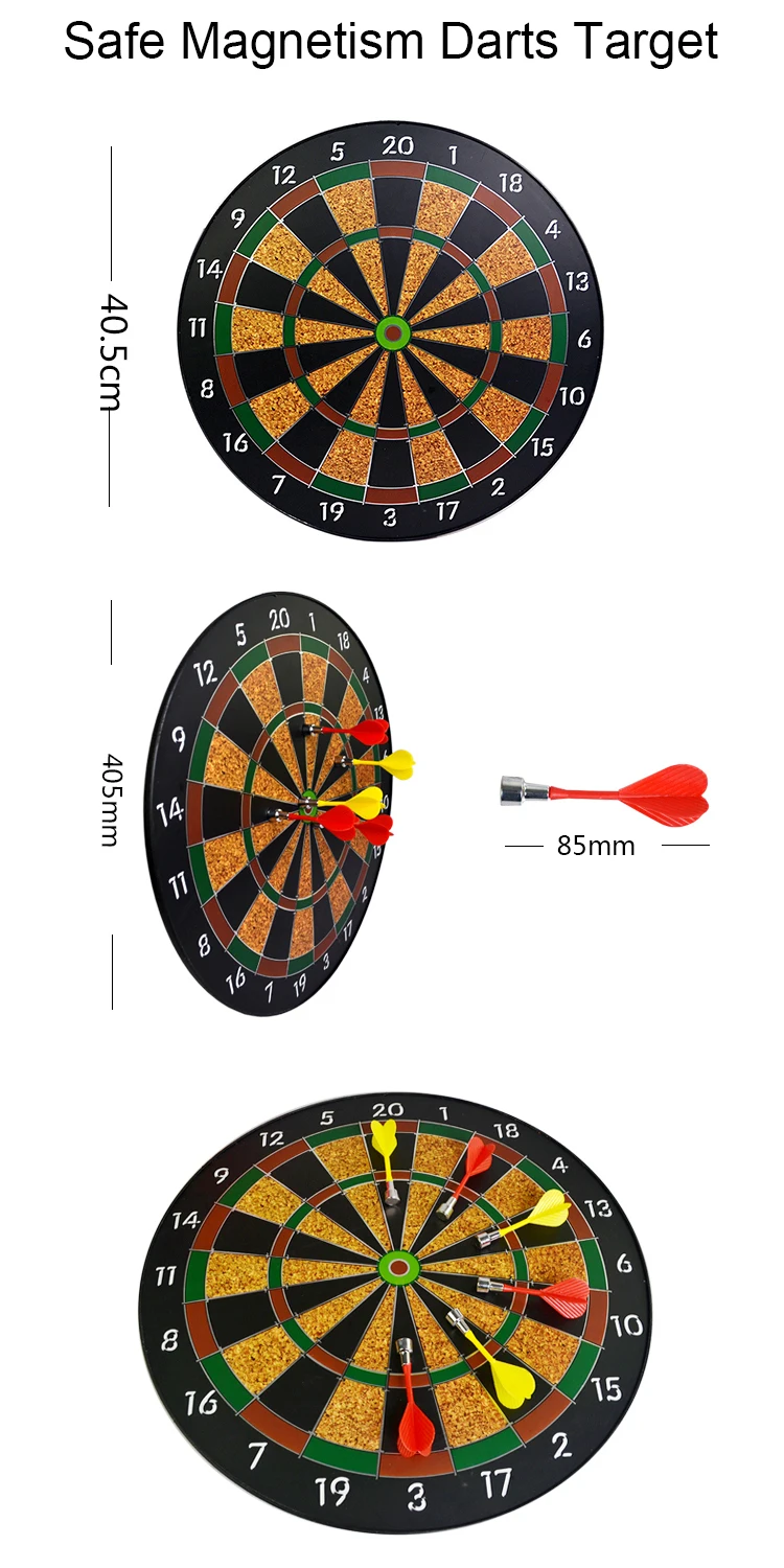 1" безопасный магнетизм Дротика s мишень Крытый дети Магнитная пластиковая мишень Дротика доска