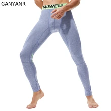 GANYANR, колготки для бега, мужские, для баскетбола, спорта, фитнеса, леггинсы, компрессионные штаны, для спортивного зала, бодибилдинга, бега, зимняя сумка
