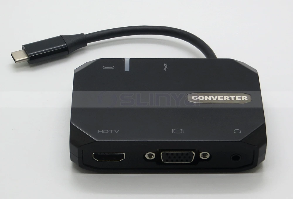 5 in 1type-c  to HDTV converter multifunction adapter 8039190125(4)