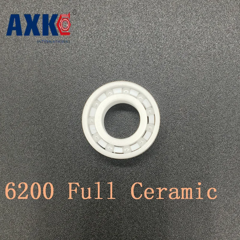 Axk 6200 Полный керамический подшипник (1 шт.) 10*30*9 мм Zro2 материал 6200ce полностью из