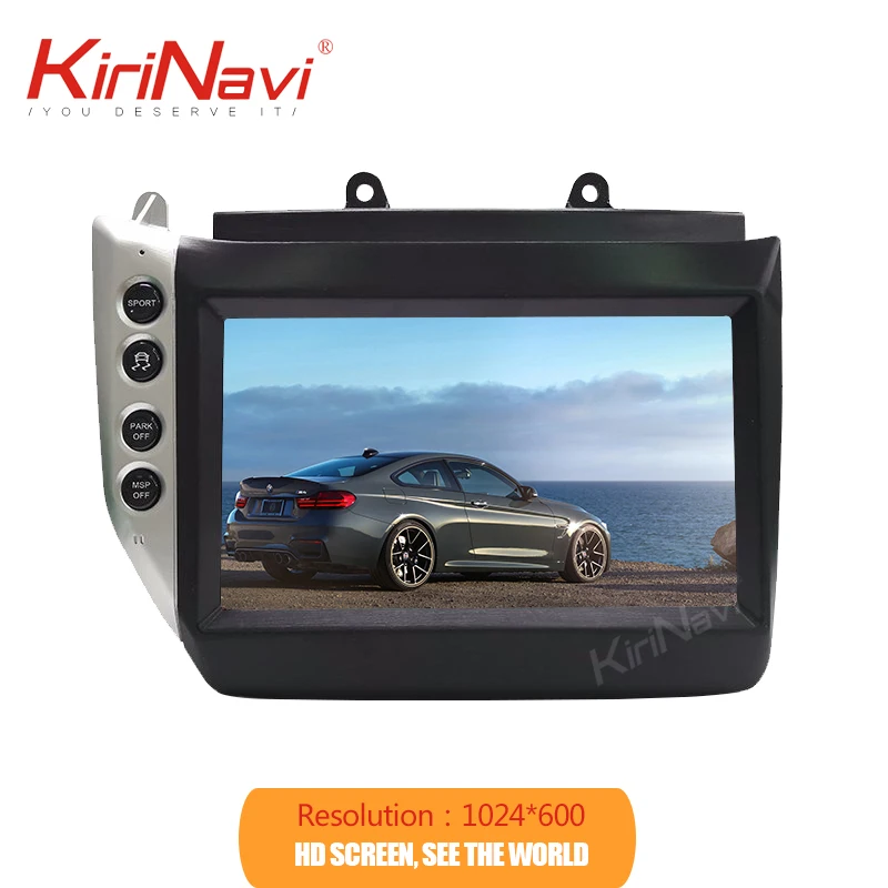 

KiriNavi 6 core PX6 4+64G 9" Android 8.1 Car navigation gps for Maserati GT 9 2007-2015 WIFI bluetooth auto radio player