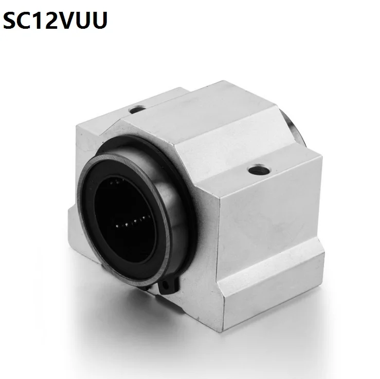 50 шт./лот SC12VUU SC12V SCV12UU 12 мм линейный блок корпуса подшипник скольжения блоки для