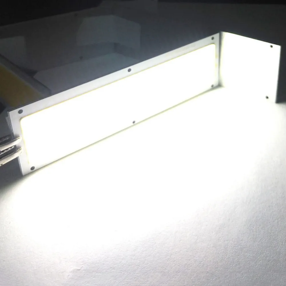 Светодиодная лампа полоса доска 120 мм Теплый Холодный белый синий цвет 12 В 10 Вт модуль освещения для COB лампы для работы