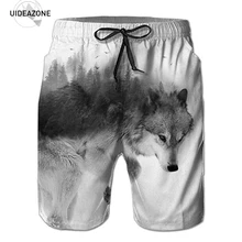 Шорты волка для мужчин модная спортивная одежда пляжные шорты брюки спортивные брюки для фитнеса шорты для бега повседневные мужские шорты