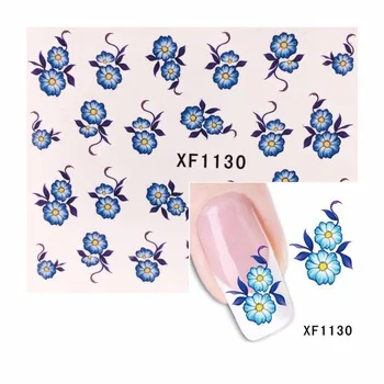 Watermark Feather Cartoon Stickers Nail Art Water Transfer Tips Decals Beauty Temporary Tattoos Tools  1130