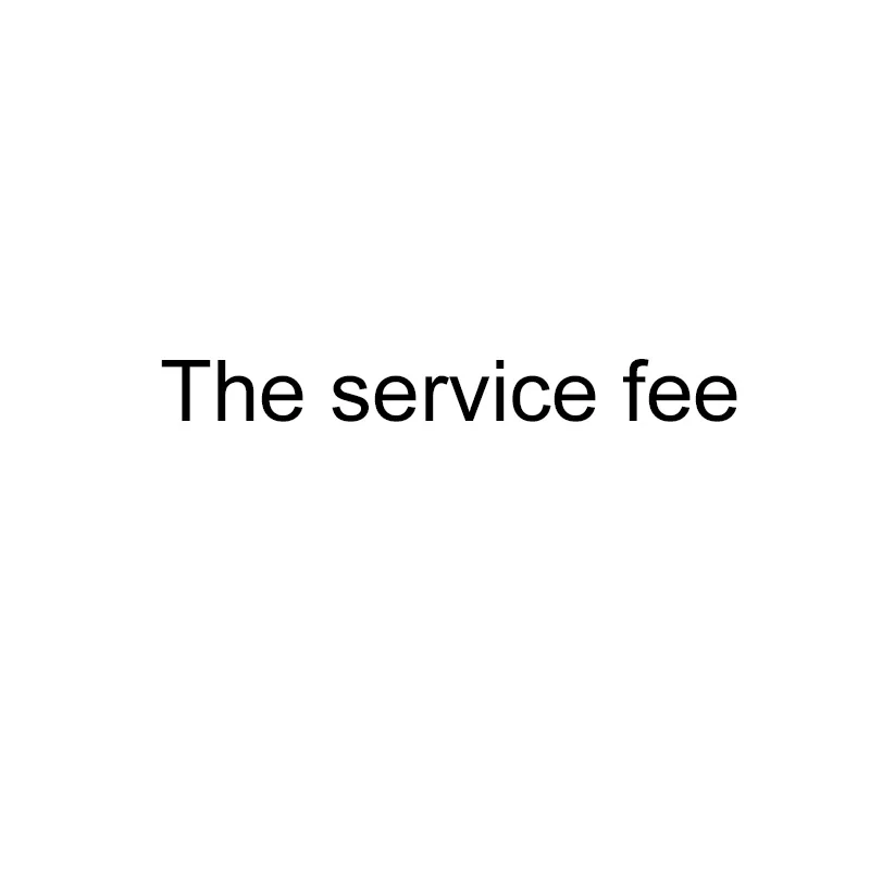 

The service fee