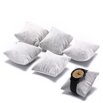 

5pcs Velvet & Cotton Bracelet Bangle Watch Pillow Holder For Jewelry Watches Case Box Jewelry Packaging & Display