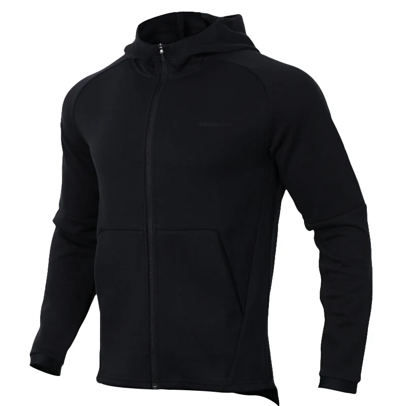 Оригинальное новое поступление, мужская спортивная куртка с капюшоном на молнии с логотипом Адидас Нео, M CS - Цвет: CV6889