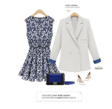 Fashion Brand Women Dress Print Quality Summer Style Chiffon Tropical Casual Vestidos De Festa Femininas Summer Dress