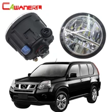 Cawanerl для Nissan X-Trail T31 Закрытое вездеход 2007-2013 автомобилей Светодиодный фонарь 4000LM 6000 К DRL лампы дневного 12 В