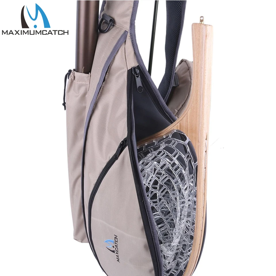 Maximumcatch Tenkara Fishing Bag Fly Fishing Sling Pack Adjustable Size