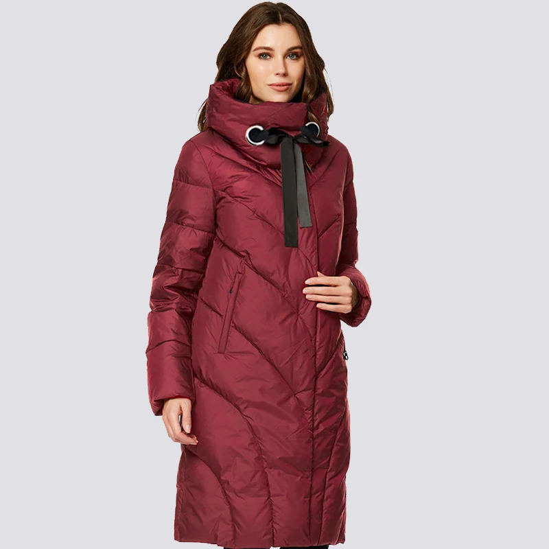

2019 High Quality New Winter Jacket Women Parks Plus Size Long Fashionable Warm Women's Winter Coat Hooded Down Jacket Outwear