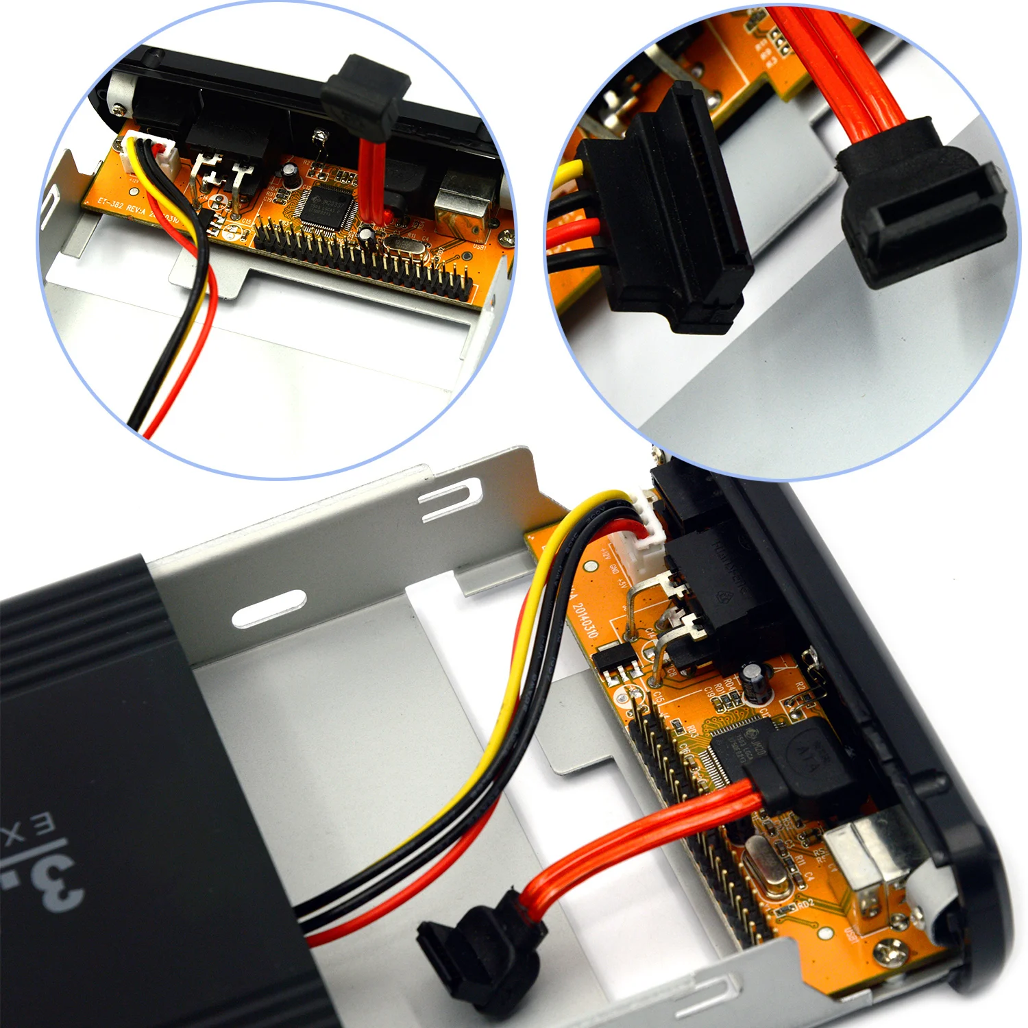 Bevigac 2 5 дюймовый USB 3 USB2.0 IDE/SATA внешний жесткий диск HD HDD корпус с док станцией 2A US/UK/EU