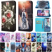 Модная чехол для Fundas samsung Galaxy S10E S10 S9 S8 плюс J6 A7 бумажник мило русалок откидная крышка Фирменная Новинка P03D