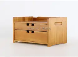 Бесплатная доставка Деревянный инструмент ящик стола хранения мусора Косметический коробка для хранения украшений в стиле ретро офисные