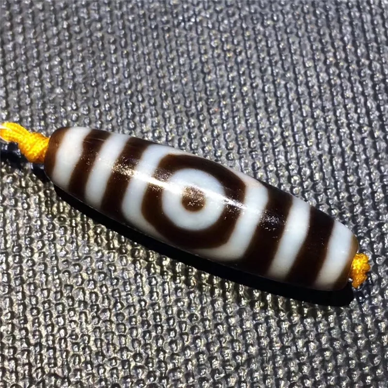 

181202-3 Loosing Beads Magic Black Natural Agate Tibetan Dzi Beads Stone 3 Eyes Patterns Agate Beads High Quality Free Shipping
