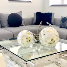 9heads Orchid Artificial Flower Phalaenopsis Wedding Home Decorative Flowers DIY Clipping Cymbidium Artificial Plants real touch